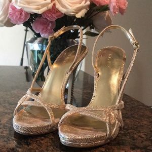 Nine West Gold  Heels